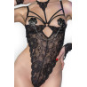 Chilirose Ensemble Body Miranda 3 Pièces Noir
